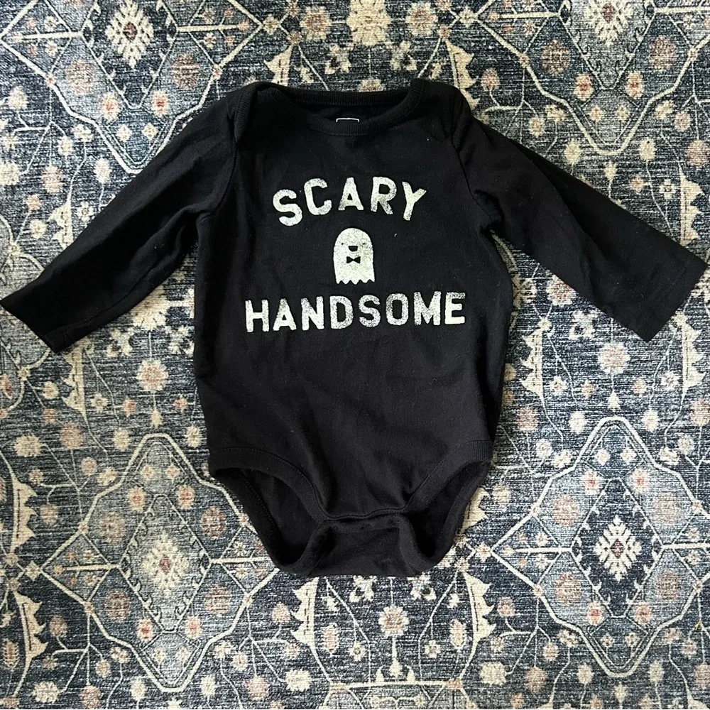 Baby Gap Scary Handsome Halloween Long Sleeve Onesie